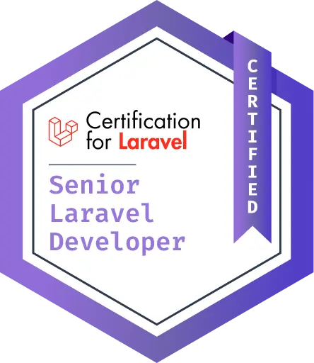 Laravel Senior Developer Badge